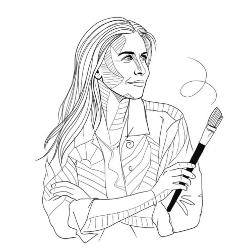 Katarina Lajcakova illustrator mural artist and creative strategist