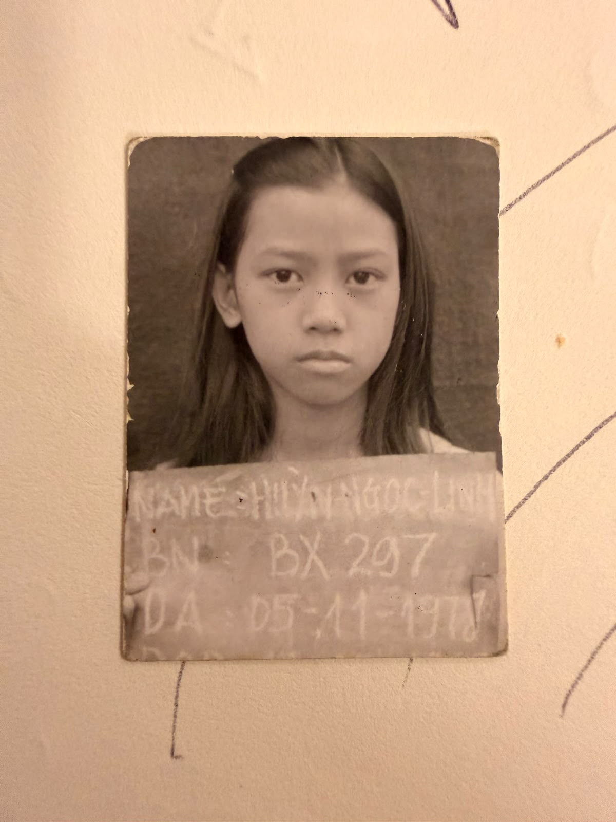 Chantalynn as a Child in a Malaysian Refugee Camp After Escaping Vietnam